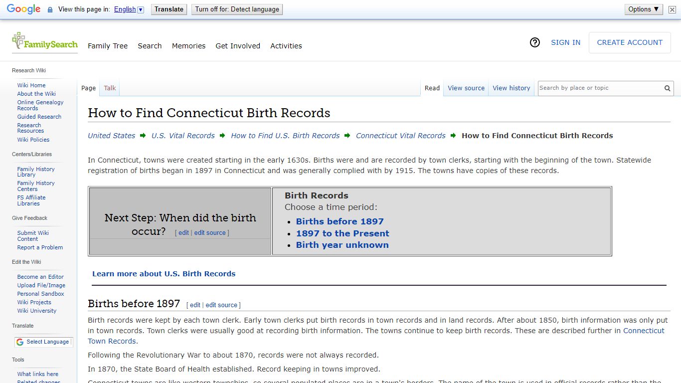 How to Find Connecticut Birth Records • FamilySearch